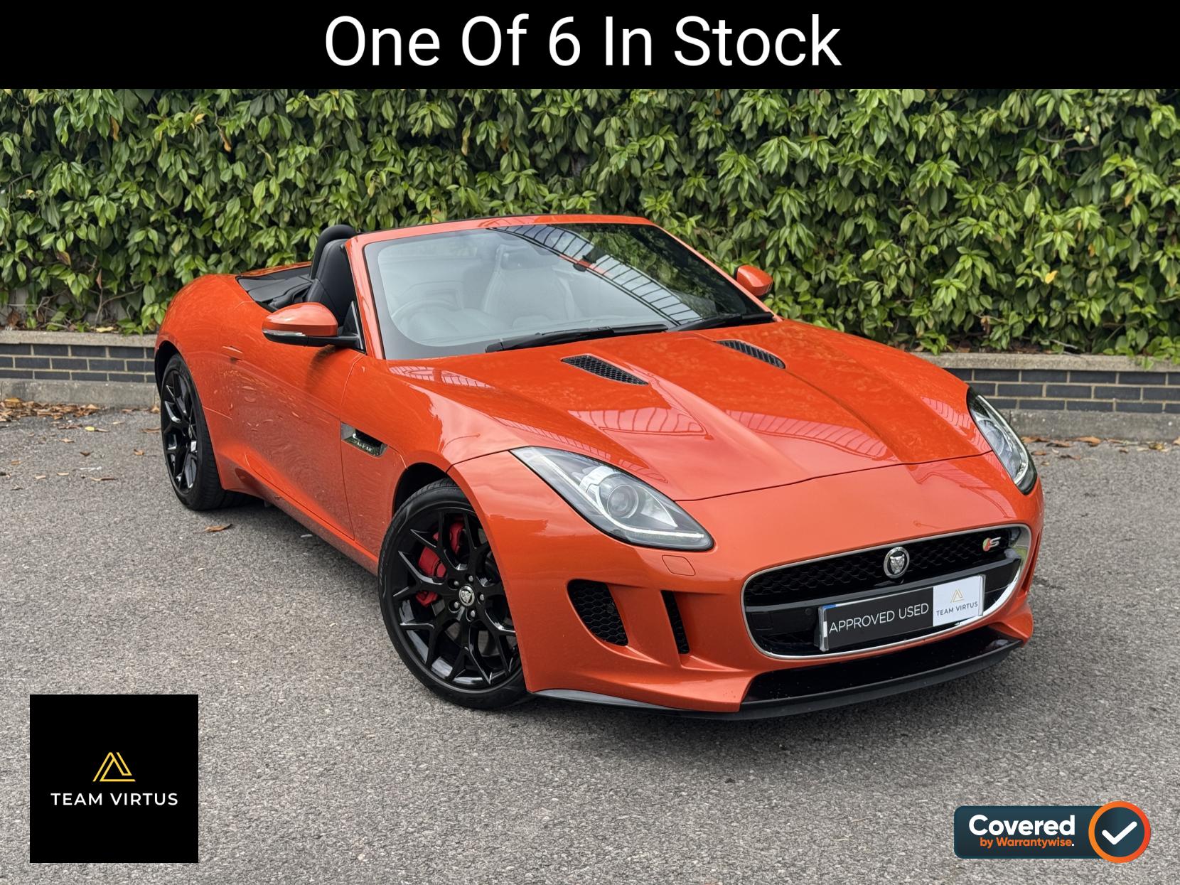 Jaguar F-Type 3.0 V6 S Convertible 2dr Petrol Auto Euro 5 (s/s) (380 ps)