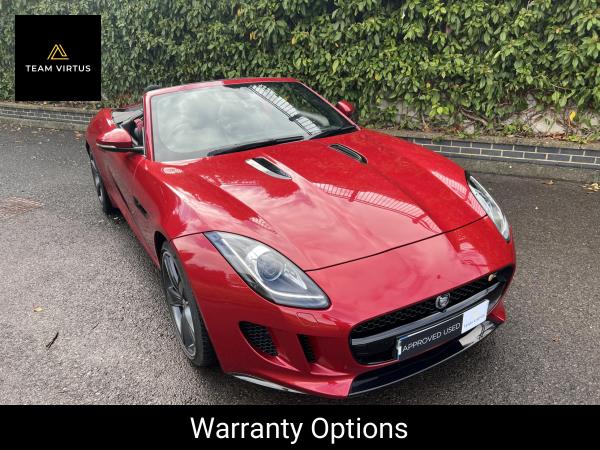 Jaguar F-Type 3.0 V6 S Convertible 2dr Petrol Auto Euro 5 (s/s) (380 ps)