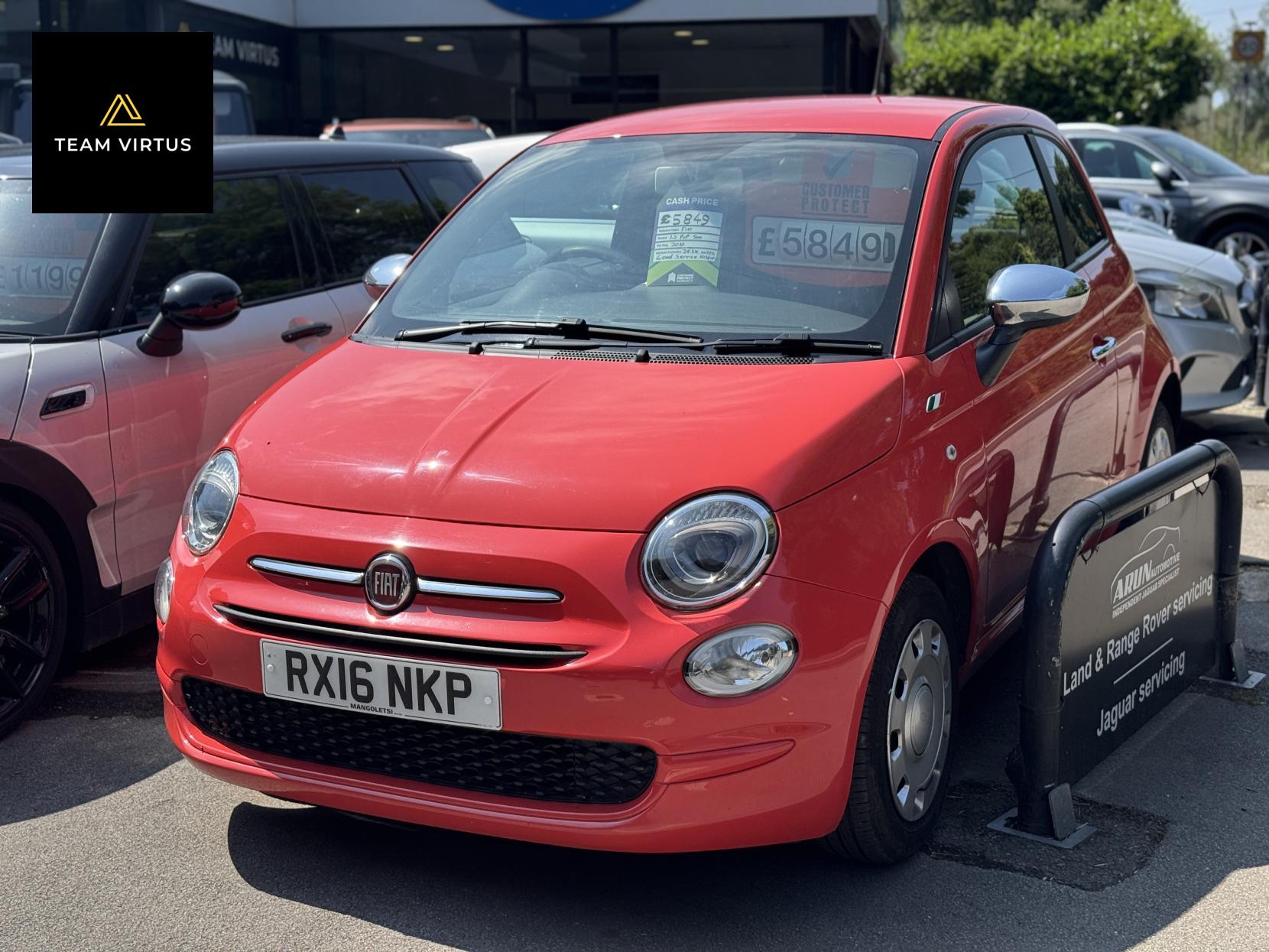 Fiat 500 1.2 Pop Hatchback 3dr Petrol Manual Euro 6 (s/s) (69 bhp)